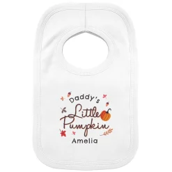Online Personalised Little Pumpkin Bib Gifts For Babies