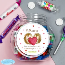 Kids Card Factory Personalised Love Makes It Sweeter Sweet Jar