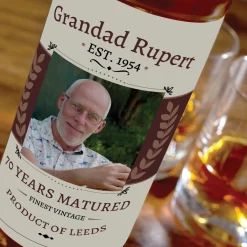 Outlet Personalised Malt Whisky - Classic Grandad Photo Gifts|Gifts For Him