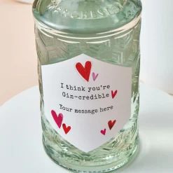 New Personalised Manchester Gin - Gin-Credible Love Hearts Anniversary Gifts|Gifts For Her