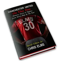 Sale Personalised Manchester United 'On This Day' Book Books|Gifts For Him
