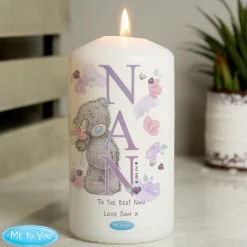 Card Factory Personalised Me to You NAN Pillar Candle