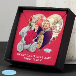 Card Factory Personalised Me To You Photo Upload Sterling Silver Heart Necklace & Box