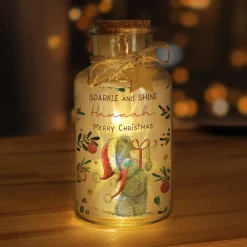 Card Factory Personalised Me To You Tatty Teddy Cosy Winter LED Jar