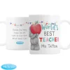 Card Factory Personalised Me to You World's Best Teacher Mug