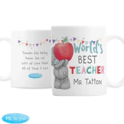 Card Factory Personalised Me to You World's Best Teacher Mug