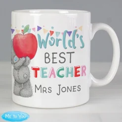Card Factory Personalised Me to You World's Best Teacher Mug