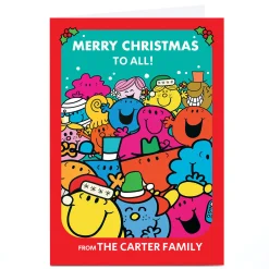 Personalised Mr Men & Little Miss Card - From The Family Tv & Film|Christmas