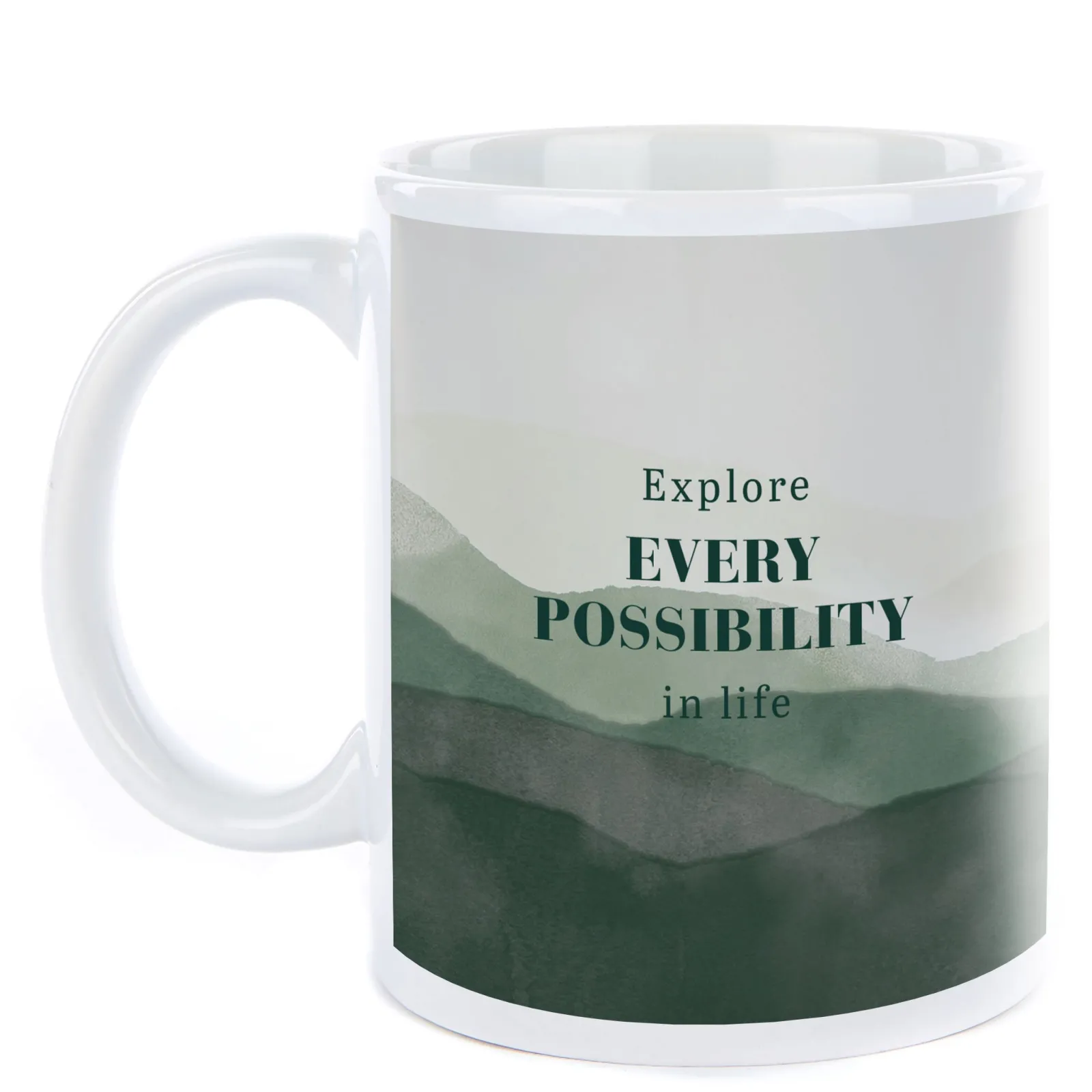 Clearance Personalised Mug - Explore Every Possibility Personalised Mugs|Mugs