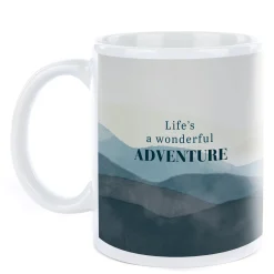 Card Factory Personalised Mug - Life's A Wonderful Adventure, Dad