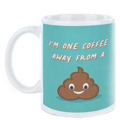 Card Factory Personalised Mug - One Coffee Away From A...