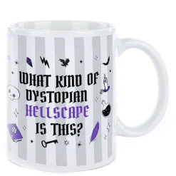 Kids Card Factory Personalised Mug - What Kind of Dystopian Hellscape is This