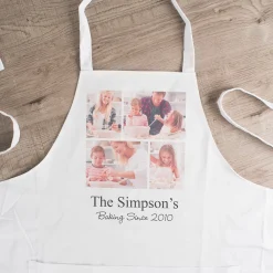 Outlet Personalised Multi-Photo Upload Apron Photo Gifts|New Home Gifts