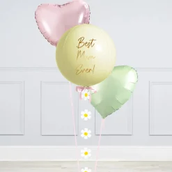 Card Factory Personalised Mummy Pastel Orb & Foils Inflated Balloon Package - Delivered Inflated!