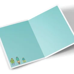 New Personalised New Home Card - Three Cactuses New Home