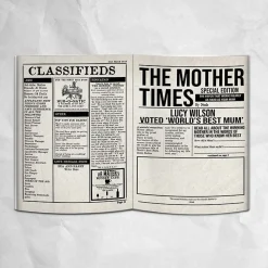 Outlet Personalised Newspaper - The Daily Mum Books|Christmas Gifts
