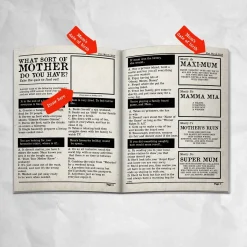 Outlet Personalised Newspaper - The Daily Mum Books|Christmas Gifts