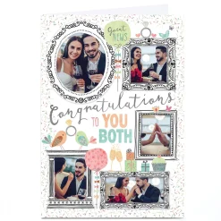 Personalised Nik Golesworthy Photo Engagement Card - Congratulations Engagement|Congratulations