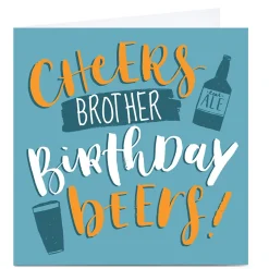 Online Personalised Nikki Whiston Birthday Card - Brother For Brother|Premium Square