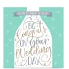 Personalised Nikki Whiston Wedding Card - Big Congrats Premium Square|Wedding