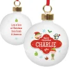 Clearance Personalised North Pole Christmas Bauble Kids Christmas Gifts|Gifts For Kids