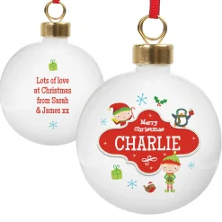 Clearance Personalised North Pole Christmas Bauble Kids Christmas Gifts|Gifts For Kids