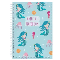 Discount Personalised Notebook - Mermaid Kids Personalised Notebooks And Stationery|Notebooks & Stationery