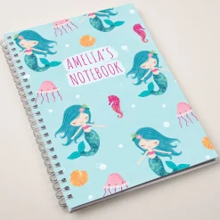 Discount Personalised Notebook - Mermaid Kids Personalised Notebooks And Stationery|Notebooks & Stationery