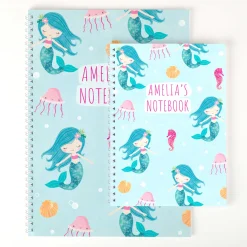 Discount Personalised Notebook - Mermaid Kids Personalised Notebooks And Stationery|Notebooks & Stationery