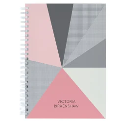 Online Personalised Notebook - Polygonal Pattern Personalised Notebooks And Stationery|Notebooks & Stationery