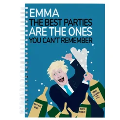 Card Factory Personalised Notebook - The Best Parties...