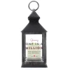 New Personalised One In A Million Black LED Lantern Personalised Jewellery And Keepsakes|Jewellery & Keepsakes