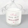 Clearance Personalised One in a Million Candle in a Jar Scented Candles|Engagement Gifts