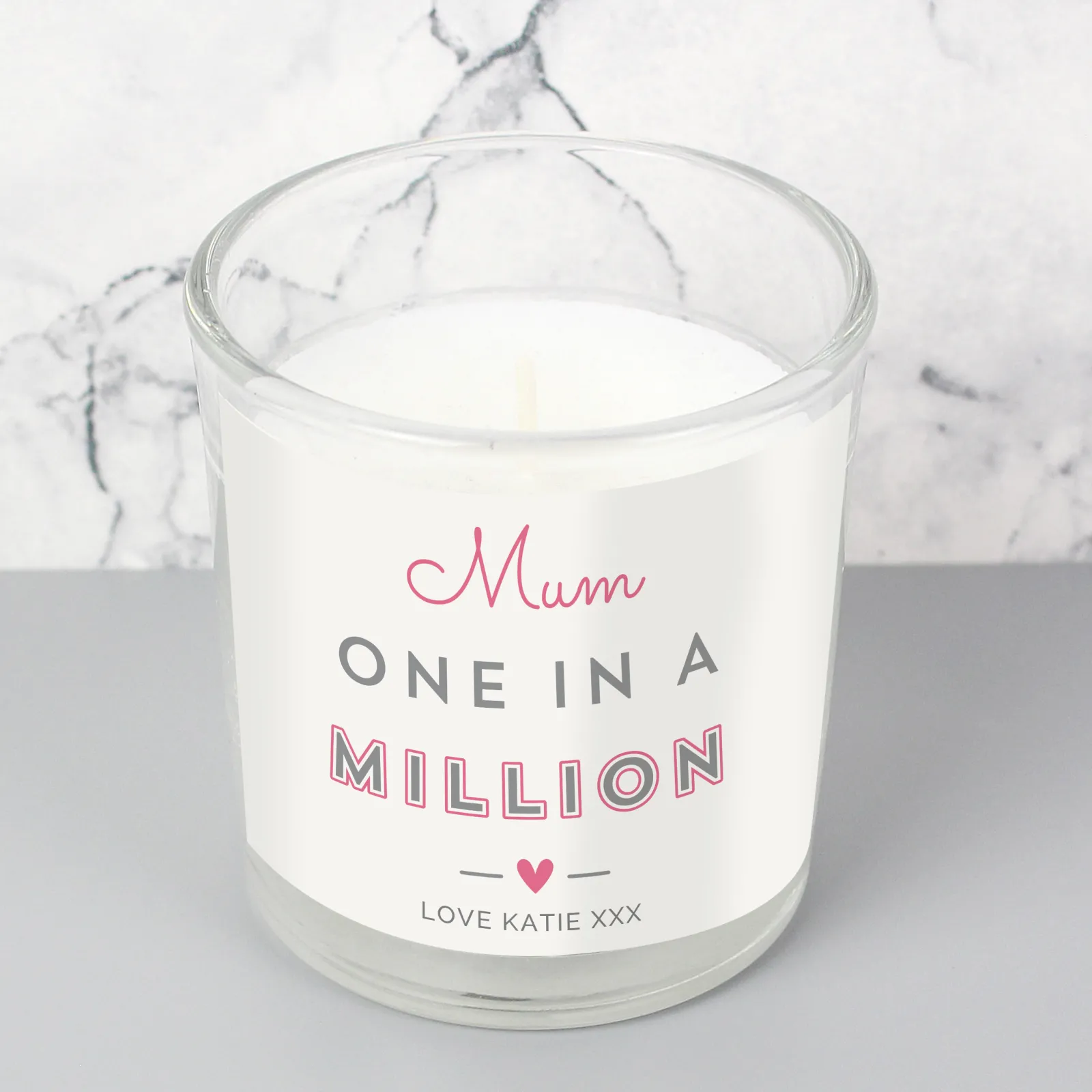 Clearance Personalised One in a Million Candle in a Jar Scented Candles|Engagement Gifts