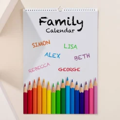 Card Factory Personalised Our Family Calendar - 2024-2025 Edition