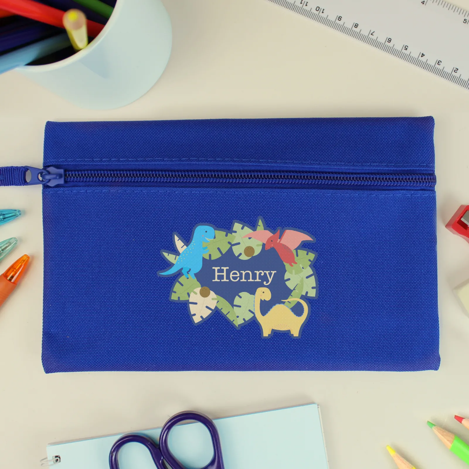 Online Personalised Pencil Case - Dinosaur Kids Personalised Notebooks And Stationery|Notebooks & Stationery