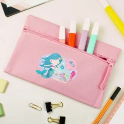 Kids Card Factory Personalised Pencil Case - Mermaid
