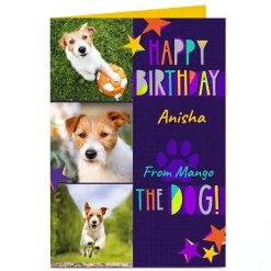 Hot Personalised Pet Day Photo Card - The Dog! Kids For Kids|Photo