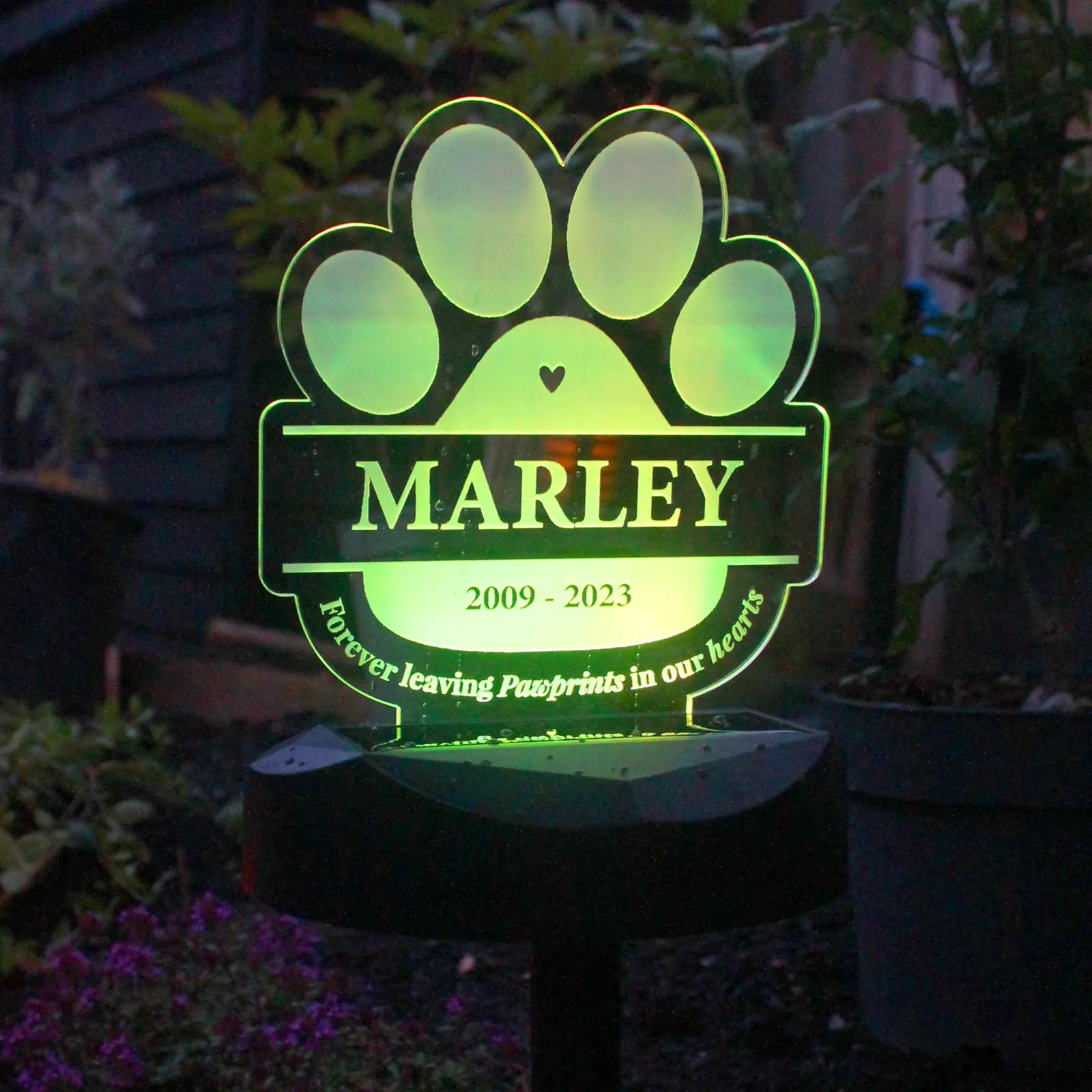 Clearance Personalised Pet Memorial Outdoor Solar Light Personalised Canvas & Wall Art|Photo Prints & Wall Art