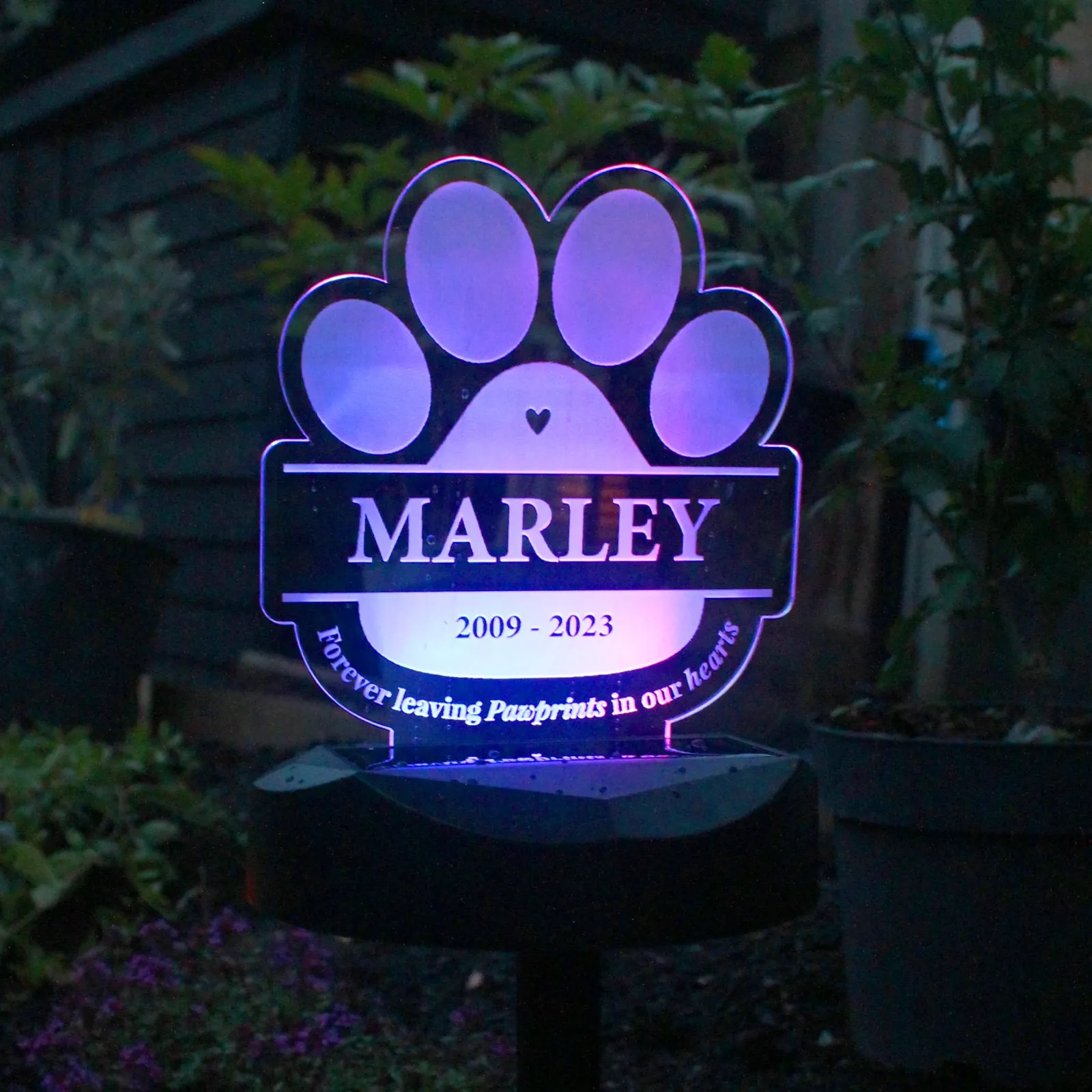 Clearance Personalised Pet Memorial Outdoor Solar Light Personalised Canvas & Wall Art|Photo Prints & Wall Art