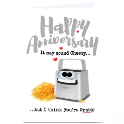 New Personalised PG Quips Anniversary Card - It May Sound Cheesy Anniversary|Funny