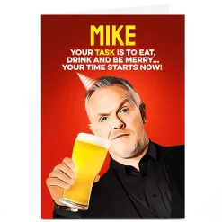 Personalised PG Quips Birthday Card - Your Time Starts Now Trending|Tv & Film