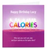 Outlet Personalised PG Quips Birthday Card - Eat Cake Burn Calories For Everyone|Funny