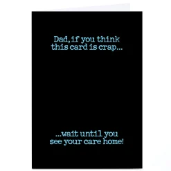 Card Factory Personalised PG Quips Father's Day Card - Wait Until You See, Dad