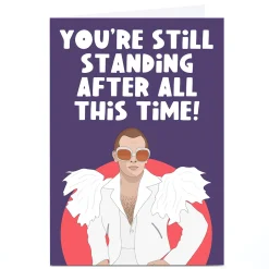 Card Factory Personalised Phoebe Munger Birthday Card - You're Still Standing