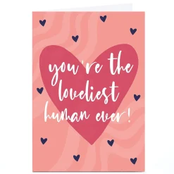 Card Factory Personalised Phoebe Munger Card - Loveliest Human