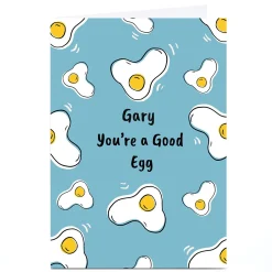 Best Personalised Phoebe Munger Card - You're A Good Egg For Friend|Any Occasion
