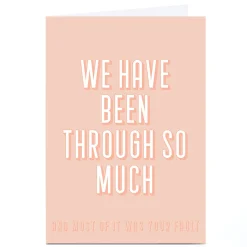Card Factory Personalised Phoebe Munger Card - Your Fault