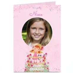 Kids Card Factory Personalised Photo Card - Girl Birthday