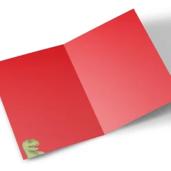 Card Factory Personalised Photo Christmas Card - Roar-some Greetings Any Name